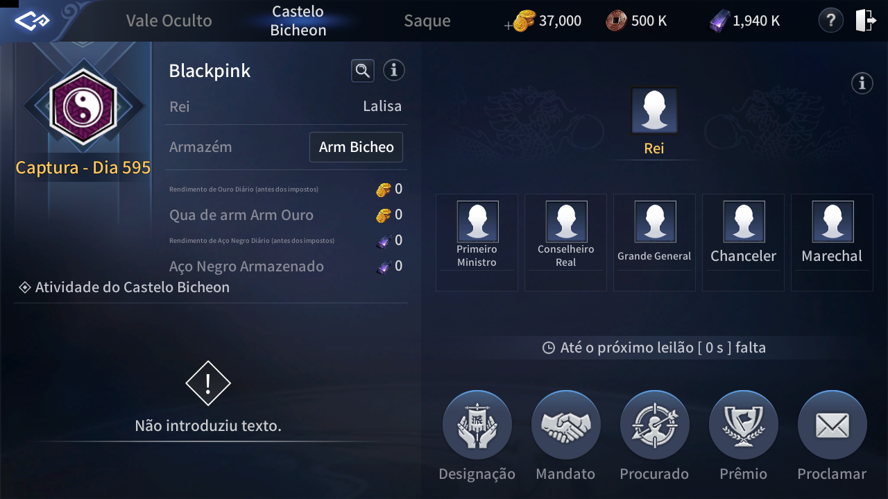 Inventário de Personagem