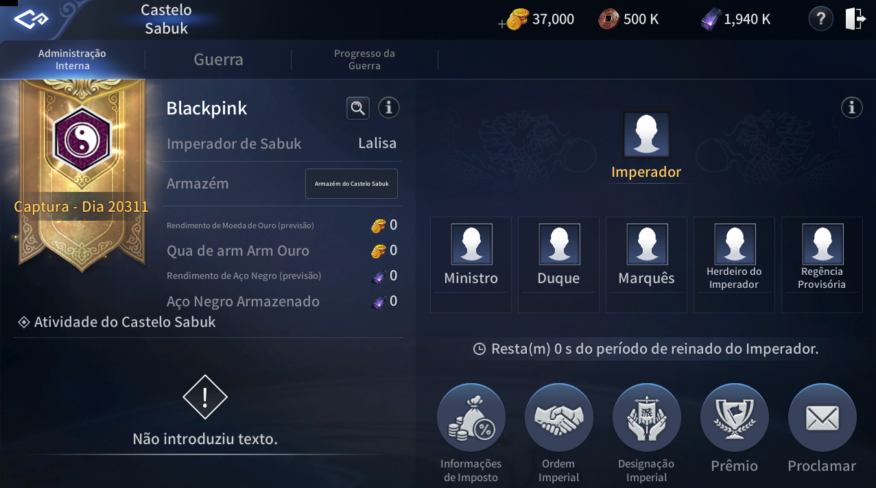 Inventário de Personagem